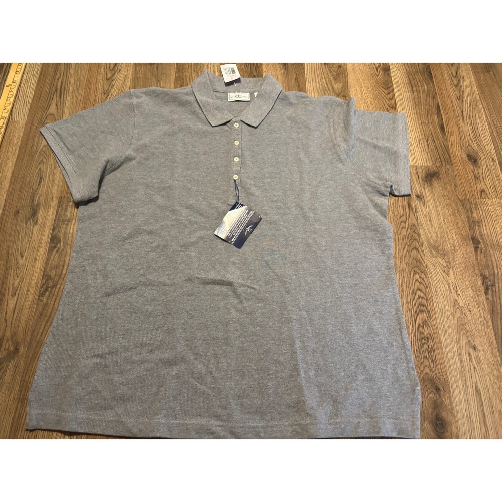 Outer Banks Polo Shirt Womens 2XL Gray Adult Short Sleeve Cotton NWT